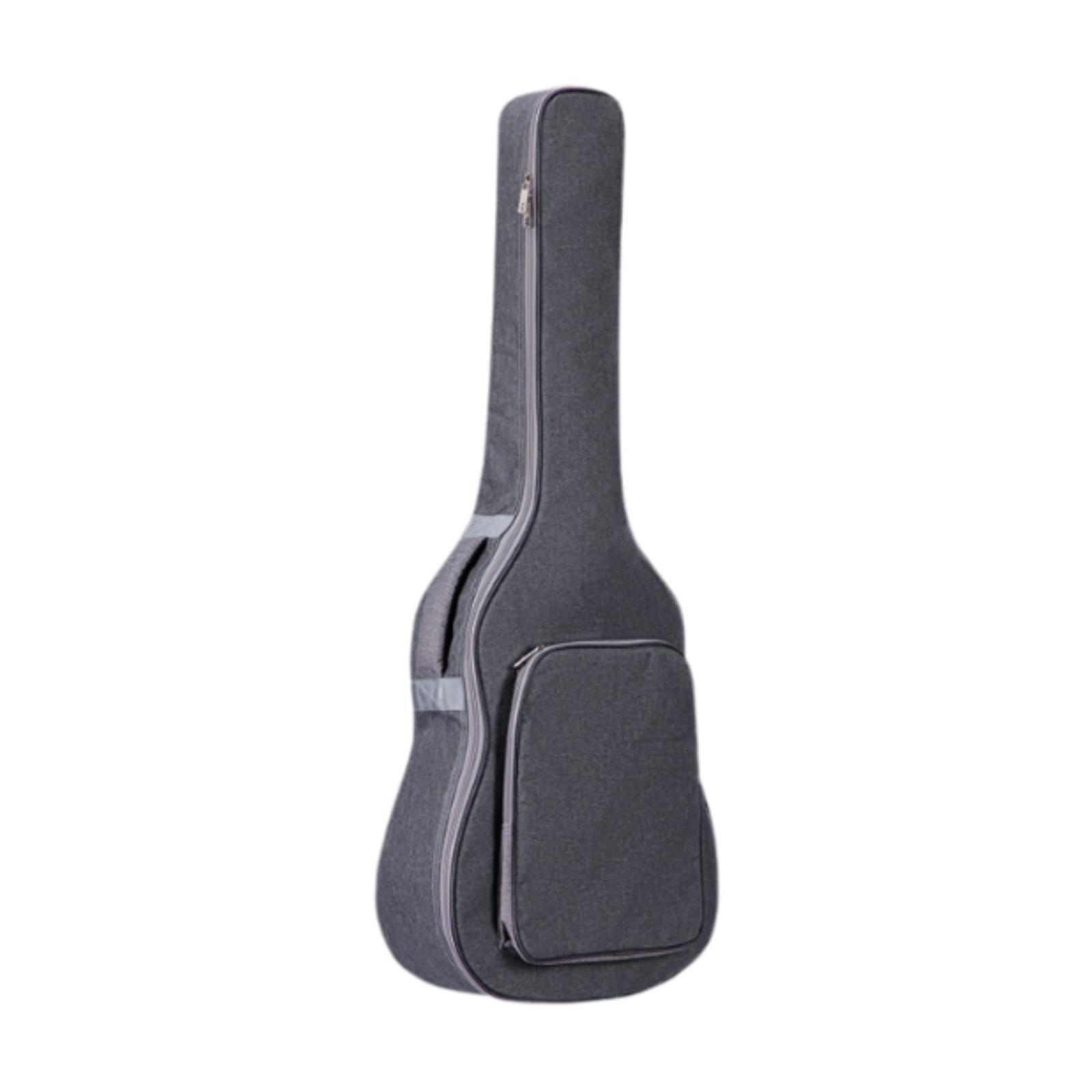 Almencla Acoustic Guitar Bag,Carrying Bag,40inch 41inch Waterproof with Pocket,Backpack Professional Acoustic Guitar Case Gig Bag Case grey